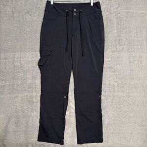 Columbia WOMENS Sz 8 City Slickerz II Roll Up Pant Hiking Omni-Shield Black